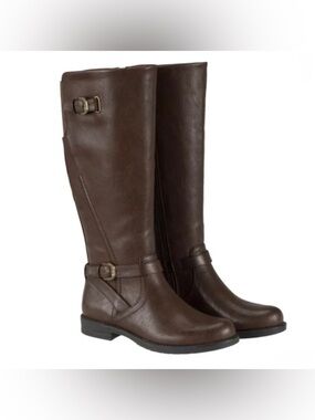 BareTraps Classic Brown Knee-High Riding Boots Size 8.5